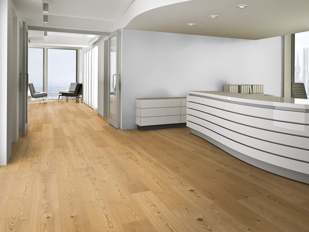Floorstore Parkett Lärche "Elite Class" Natur, naturgeölt, gebürstet, Klick, 14/3x190x1900 mm, 2,890 m² / VE - SKU: '70901 6