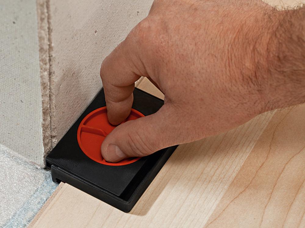 Bessey Abstandhalter AV2 20/89, 4 Stk./VE, für schwimmend verlegte Laminat- und Parkettböden, stufenlos einstellbar für Wandabstand von 5 bis 20 mm - SKU: 18-202465 4