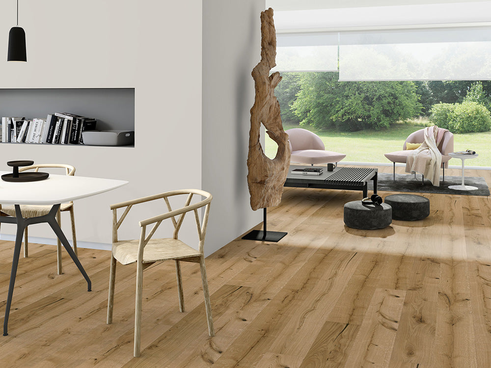 Floorstore Parkett Eiche "Elite Class" Markant, naturgeölt, gebürstet, Klick, 14/3x190x1900 mm, 2,890 m² / VE - SKU: '70004 2