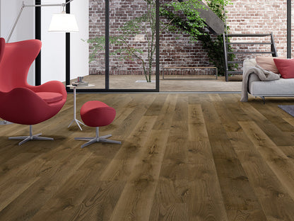 Floorstore Parkett Eiche "Elite Class" Markant, geräuchert, naturgeölt, gebürstet, Klick,  14/3x190x1900 mm, 2,890 m² / VE - SKU: '70008 5