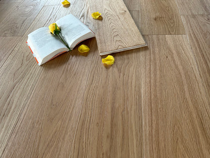 Floorstore Parkett Eiche "Upscale" Natur, naturgeölt, gebürstet, Nut & Feder,  14/3x190x1900 mm, 2,890 m² / VE - SKU: '70201 9