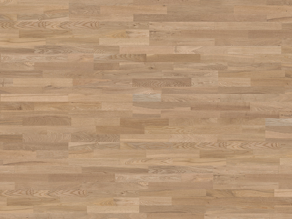 Floorstore Parkett Eiche "Sailor's Board" Natur, matt lackiert, gebürstet, Klick, 15/4x205x2200 mm, 3,608 m² / VE - SKU: '70501