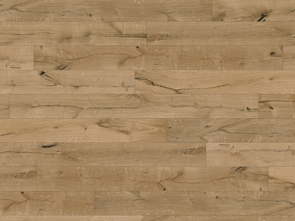 Floorstore Parkett Eiche "Prime Pick" Rustikal, naturgeölt, tief gebürstet, Klick, 14/3x190x1900 mm, 2,888 m² / VE - SKU: '70701