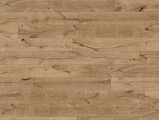 Floorstore Parkett Eiche "Prime Pick" Rustikal, naturgeölt, tief gebürstet, Klick, 14/3x190x1900 mm, 2,888 m² / VE - SKU: '70701