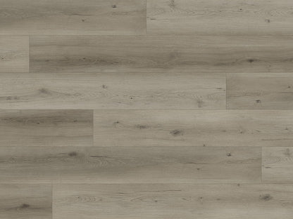 Hybridboden "Stealth Stride" LVT+EPC, 7,5x229x1830mm Eiche Dunkelgrau, inkl. 1,5 mm Kork-Trittschall, Nutzschicht 0,55 mm, Nutzungsklasse 23/33, 2,51 m² / VE - SKU: '72204