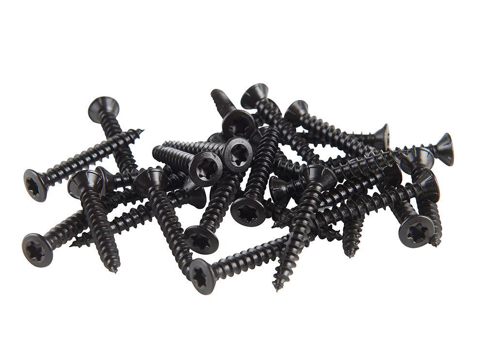 4,2x30x30mm FibroTech Schrauben, schwarz, zur Befestigung von Akustikpaneelen, 100 Stk./Paket - SKU: 18-204149