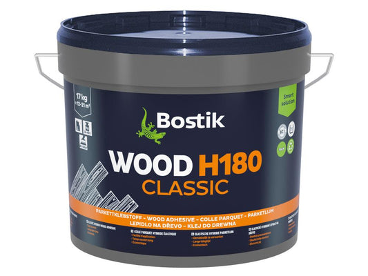 BOSTIK Wood H180 Classic Parkettkleber, Inhalt: 17 kg, Verbrauch: ca. 1050-1350 g/m² - SKU: 18-204439