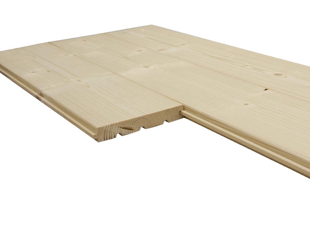 Kiefer Renovierungsdielen, 15x120x4150mm, Select, rundum Nut & Feder, mit Microfase Deckbreite 110 mm 2.99 m² / VE - SKU: 18-204507.0415000000 4